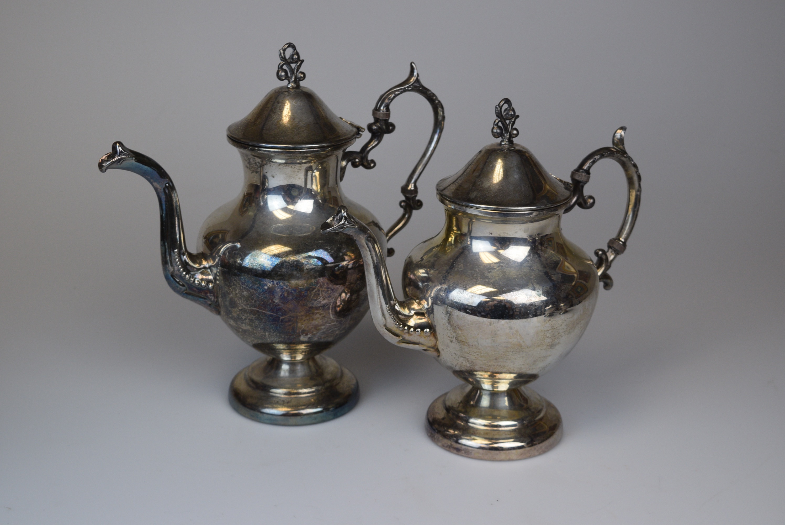 Birmingham Silver Co. Silver Plate Tilting Teaset