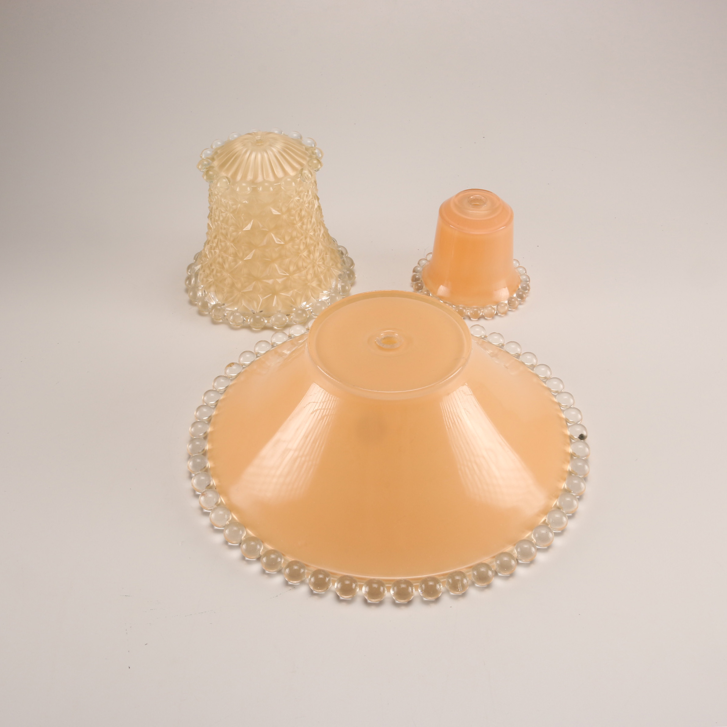 Mid Century Glass Shades