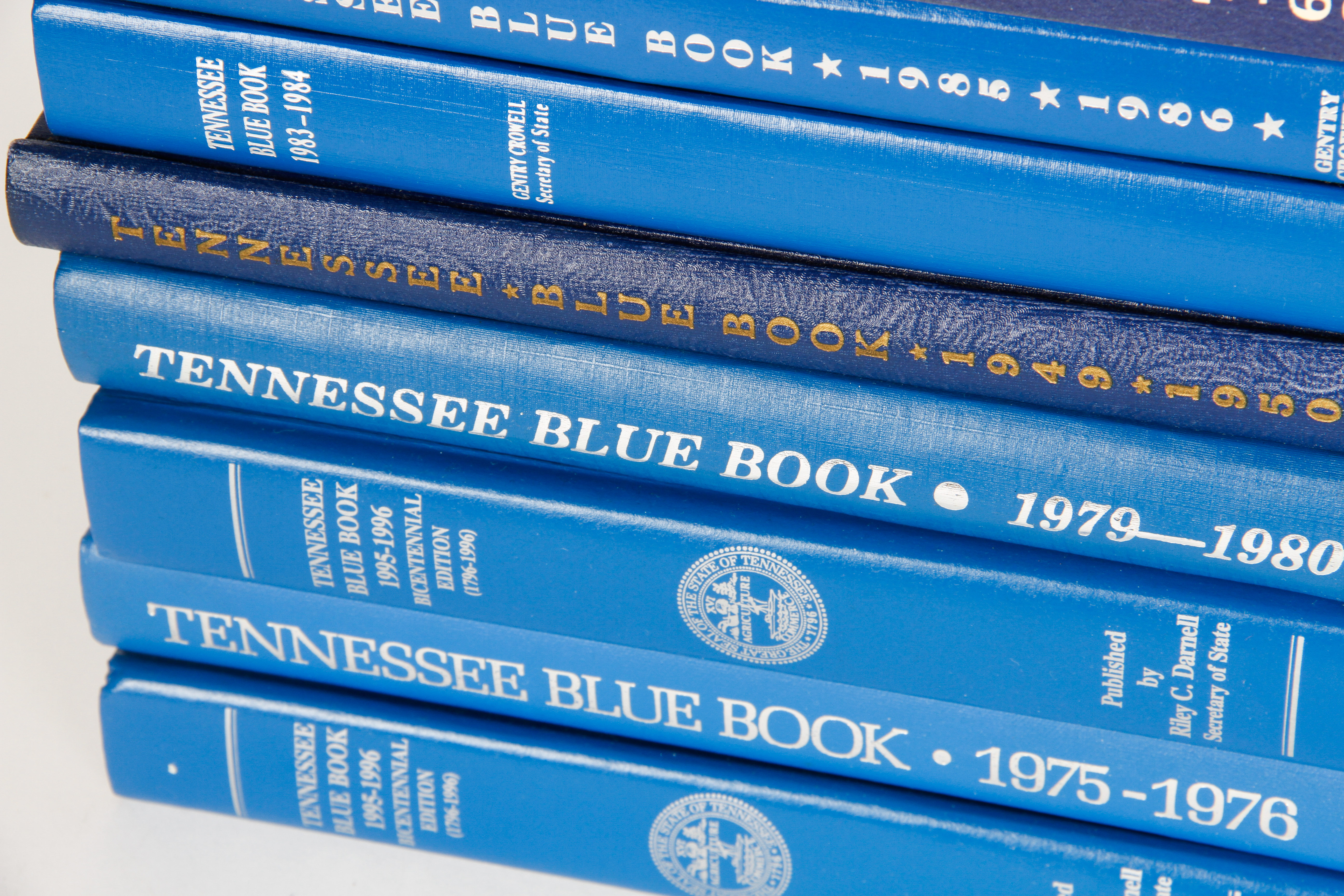 Collection of Vintage Tennessee Blue Books