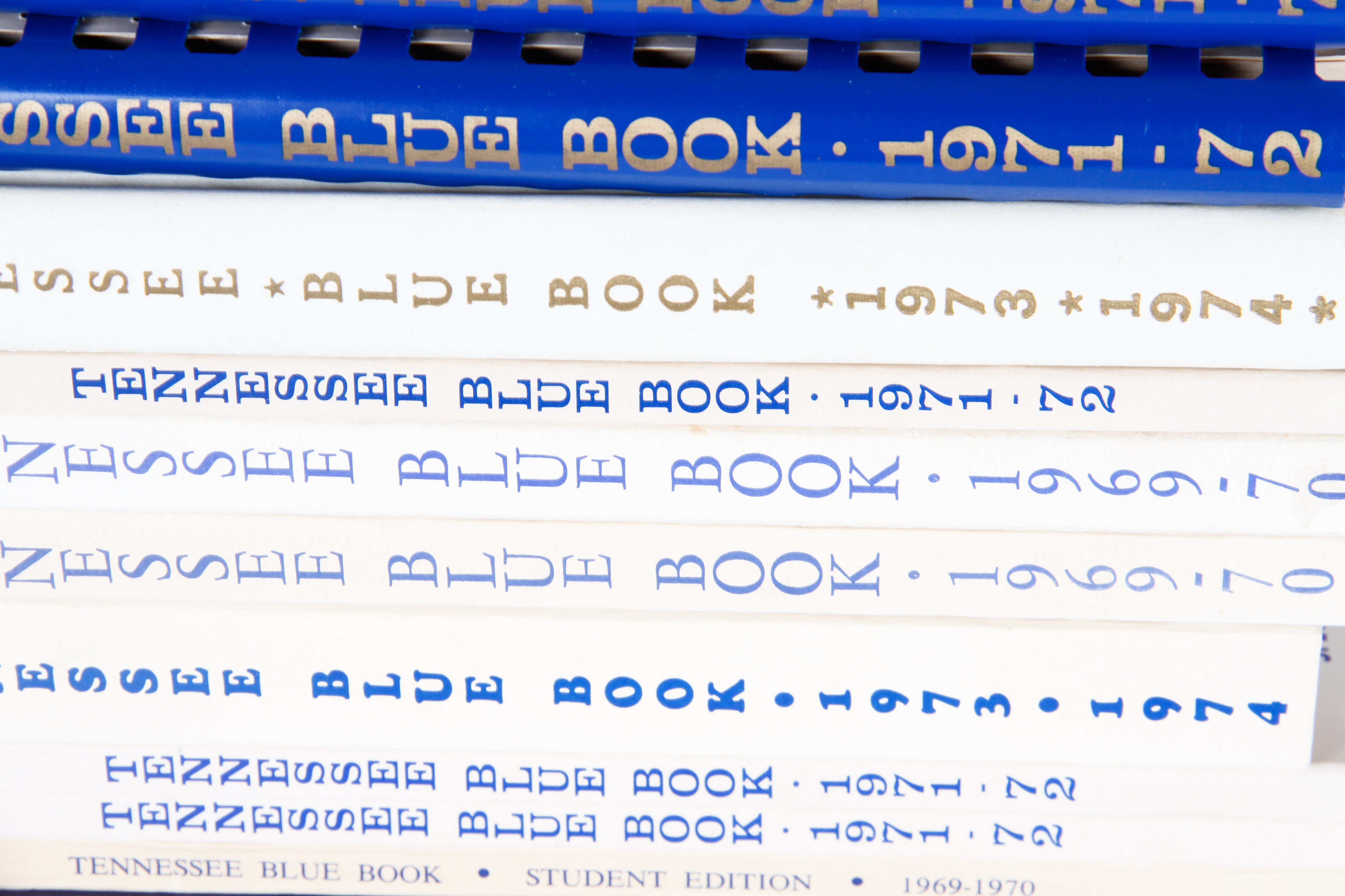 Collection of Vintage Tennessee Blue Books