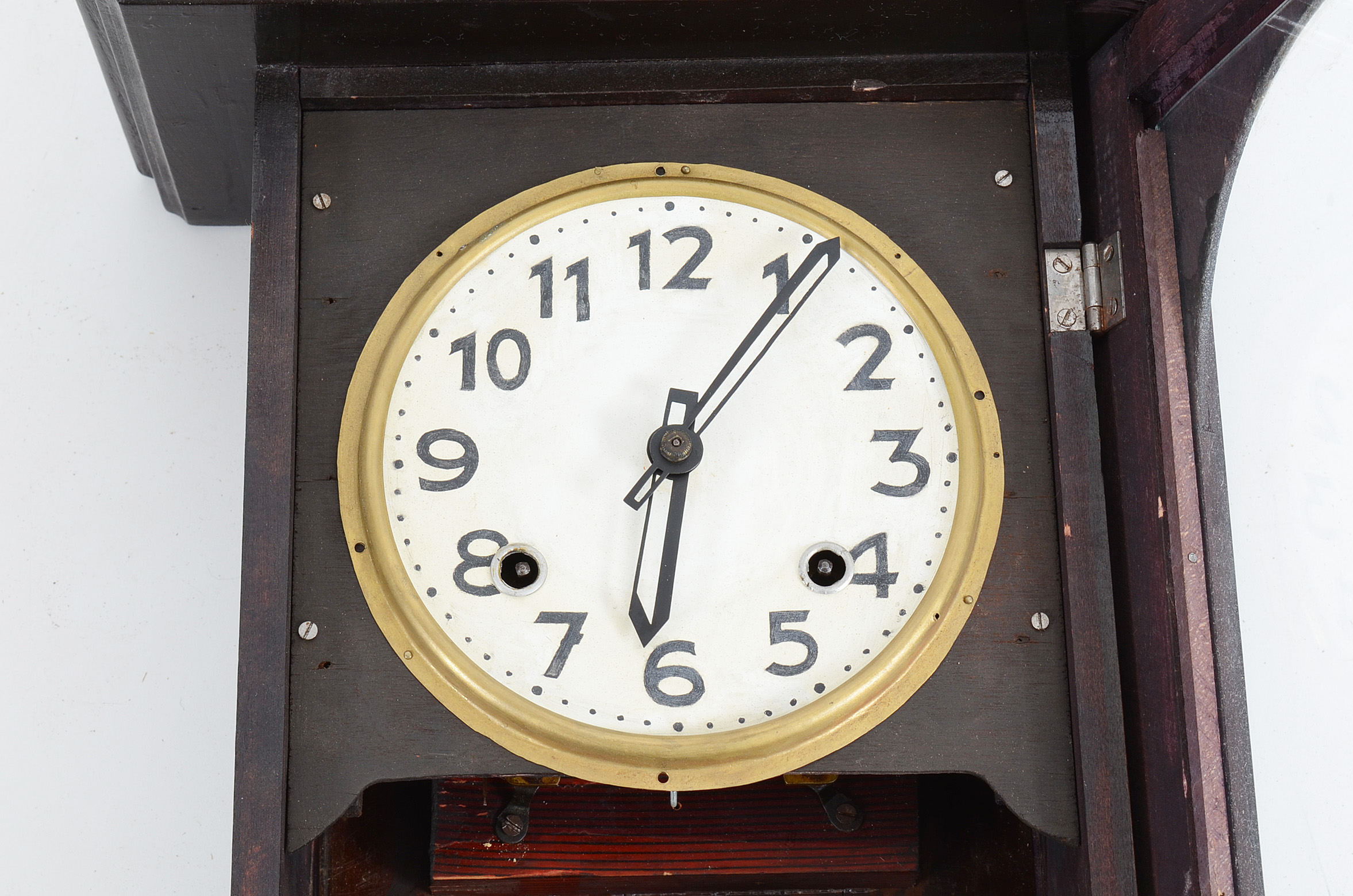 Antique Animated Monk Striking Bell Clock
