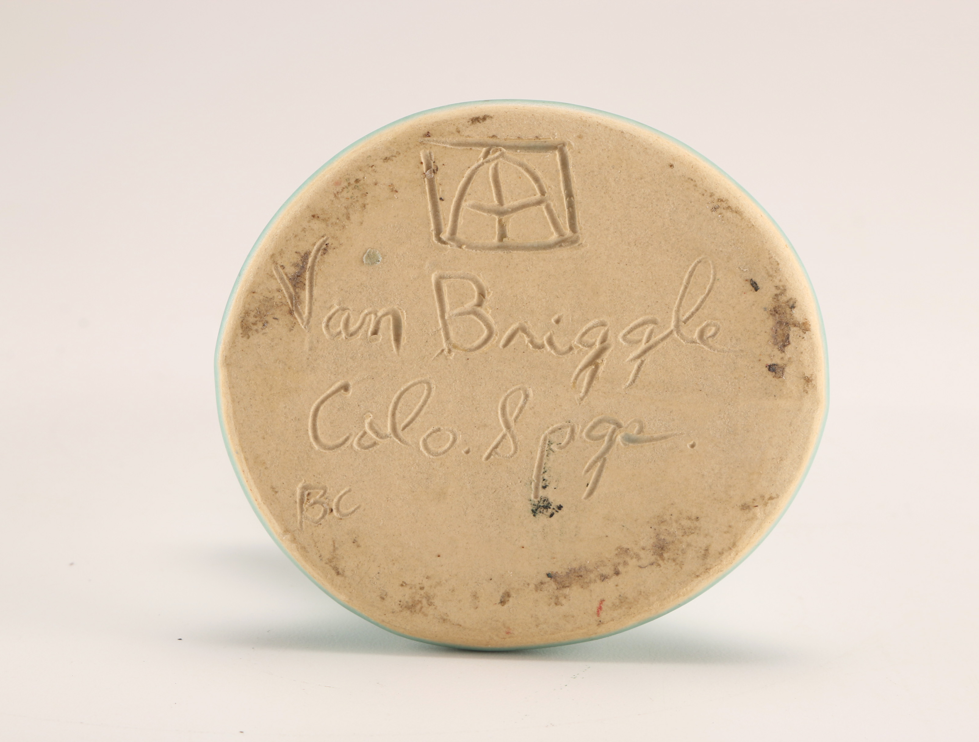 Van Briggle Pottery Vase and Dish