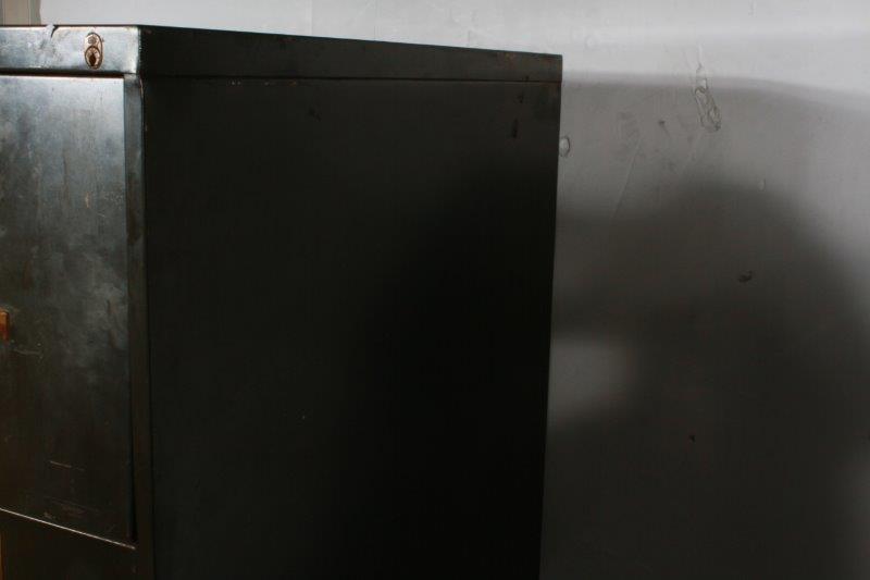 Vintage Security Steel Equipment Corporation Green Metal Filing Cabinet