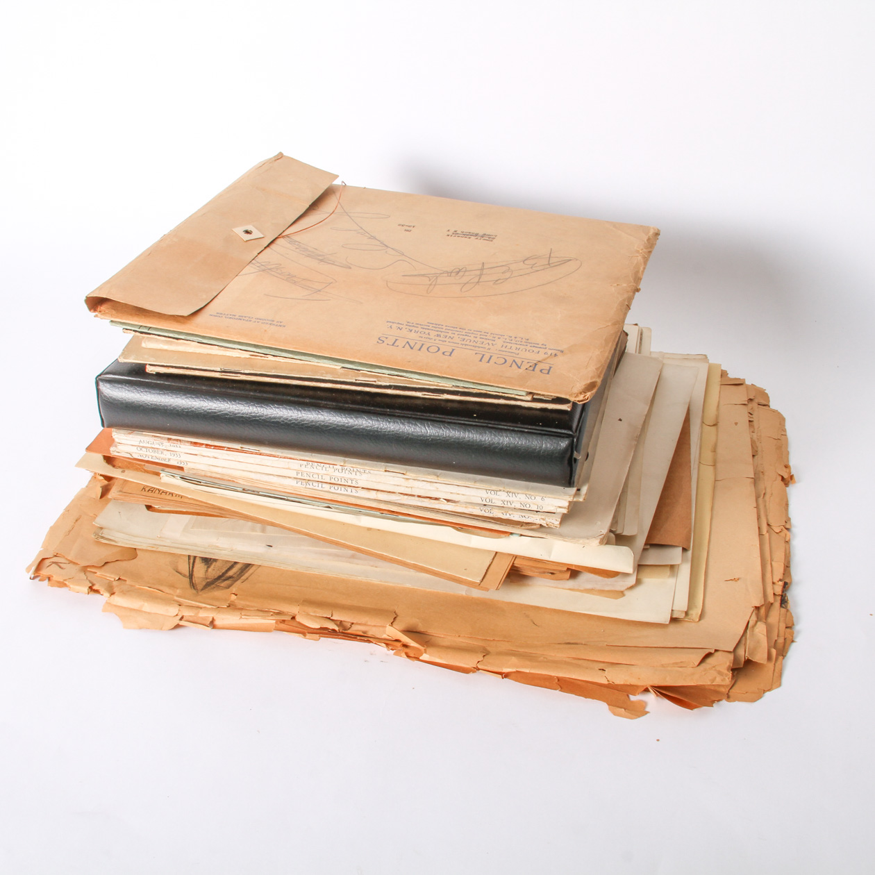 Vintage Emery Kanarik Architecture Drawings