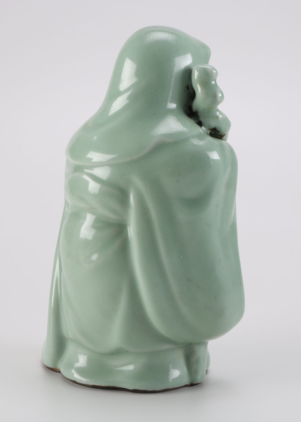 East Asian God of Longevity Ceramic Figuringe