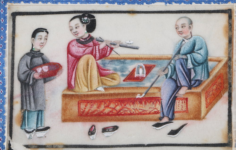 Japanese Watercolor Portraits Circa 1920's