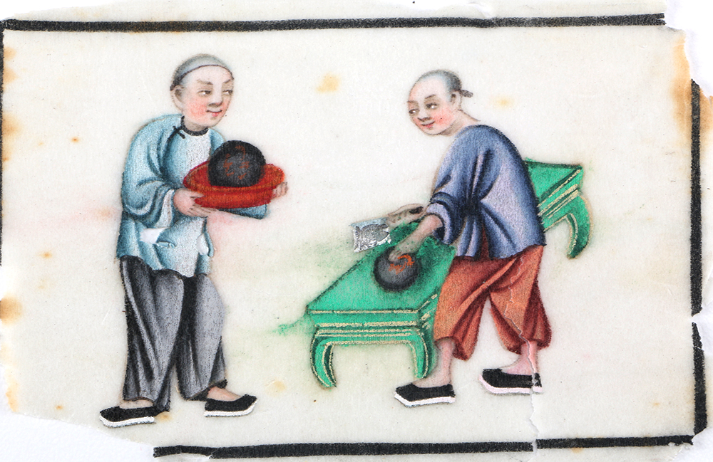 Japanese Watercolor Portraits Circa 1920's