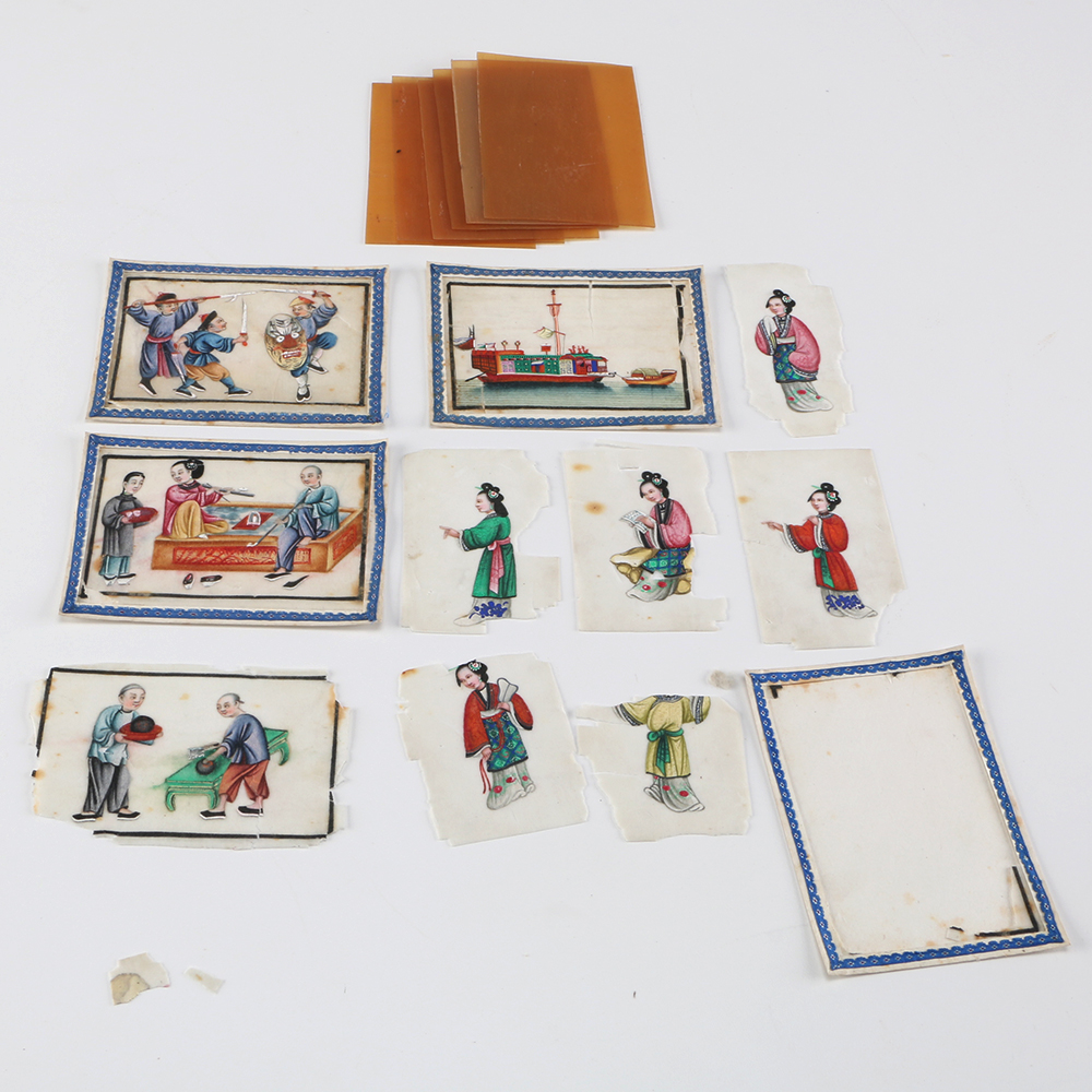 Japanese Watercolor Portraits Circa 1920's