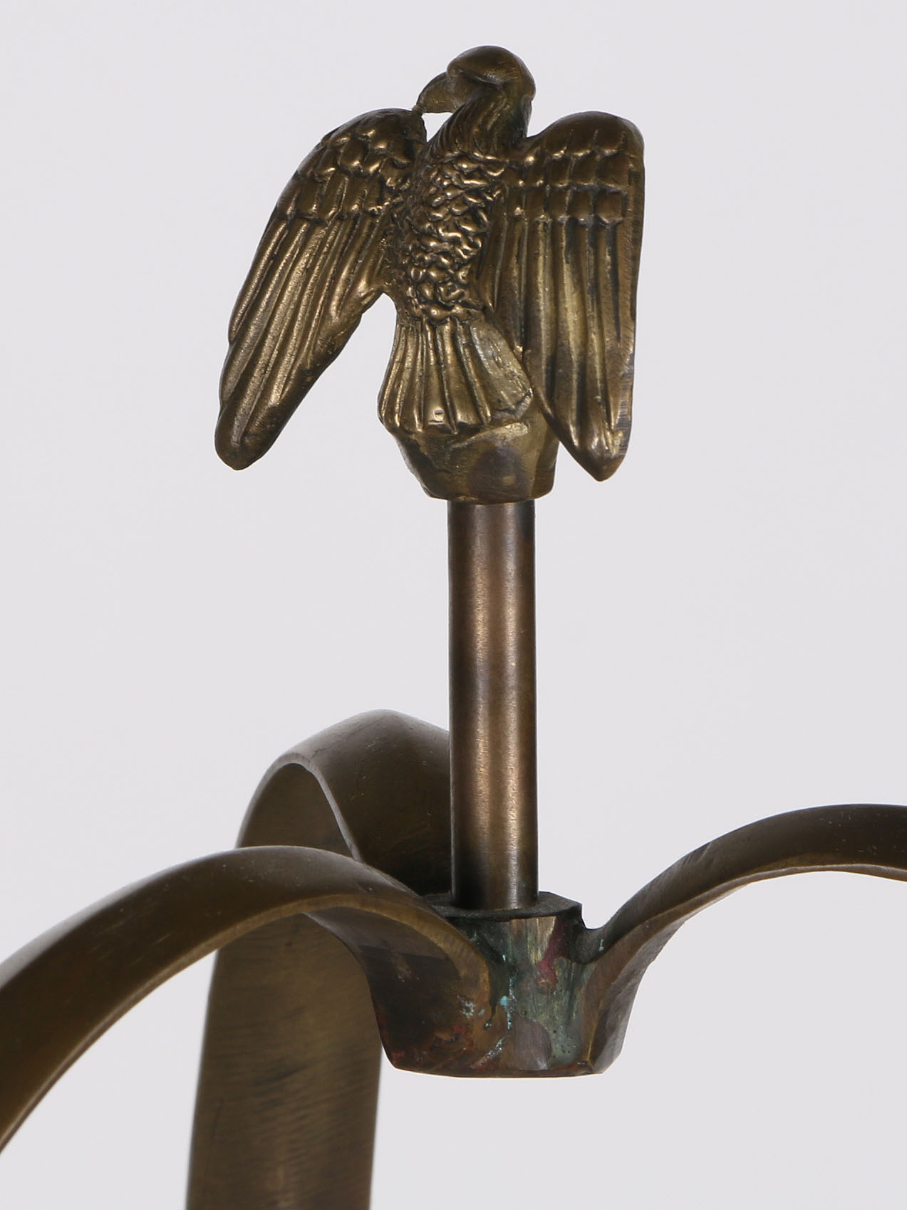 Brass And Glass Candleholder