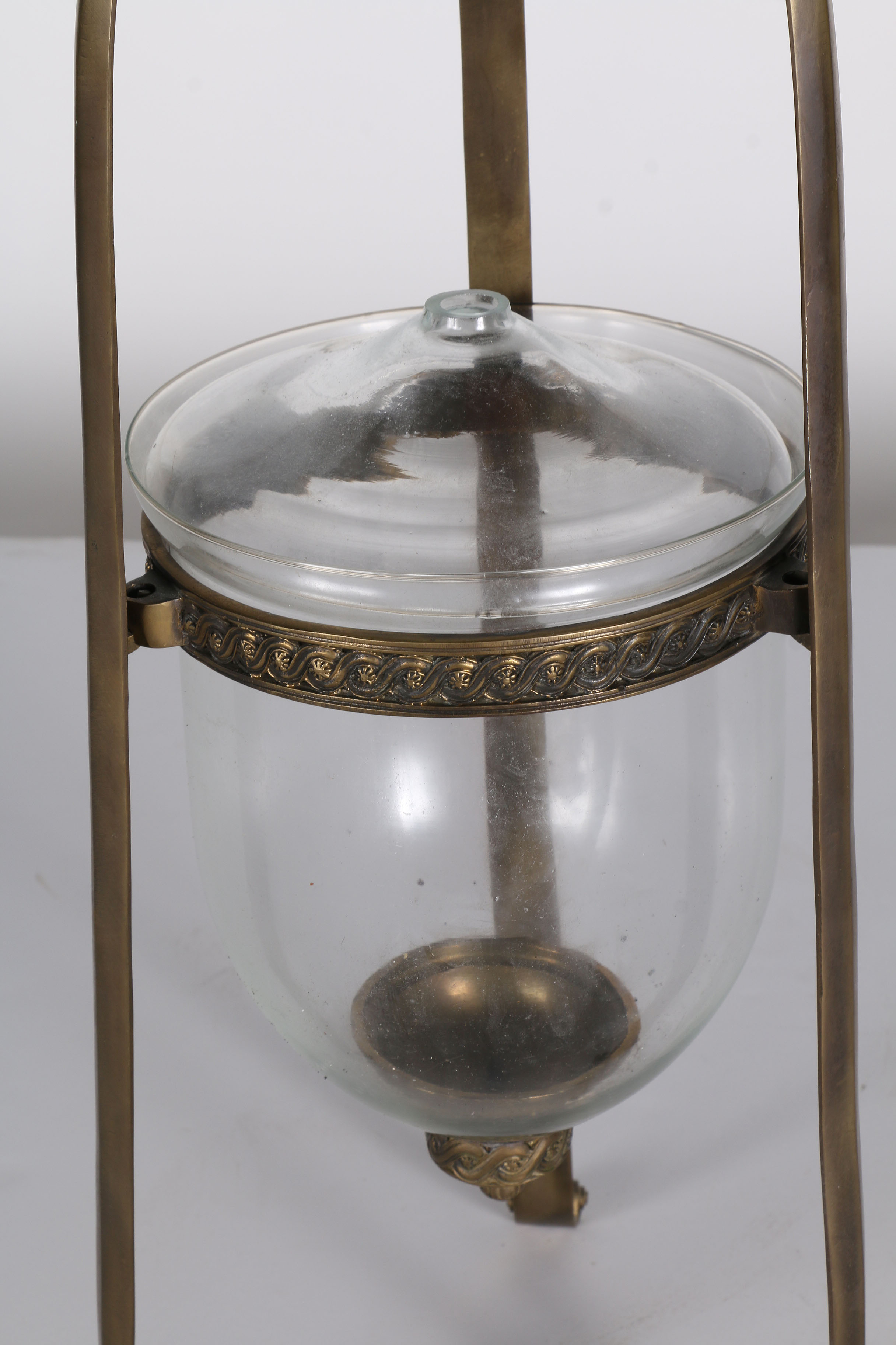 Brass And Glass Candleholder