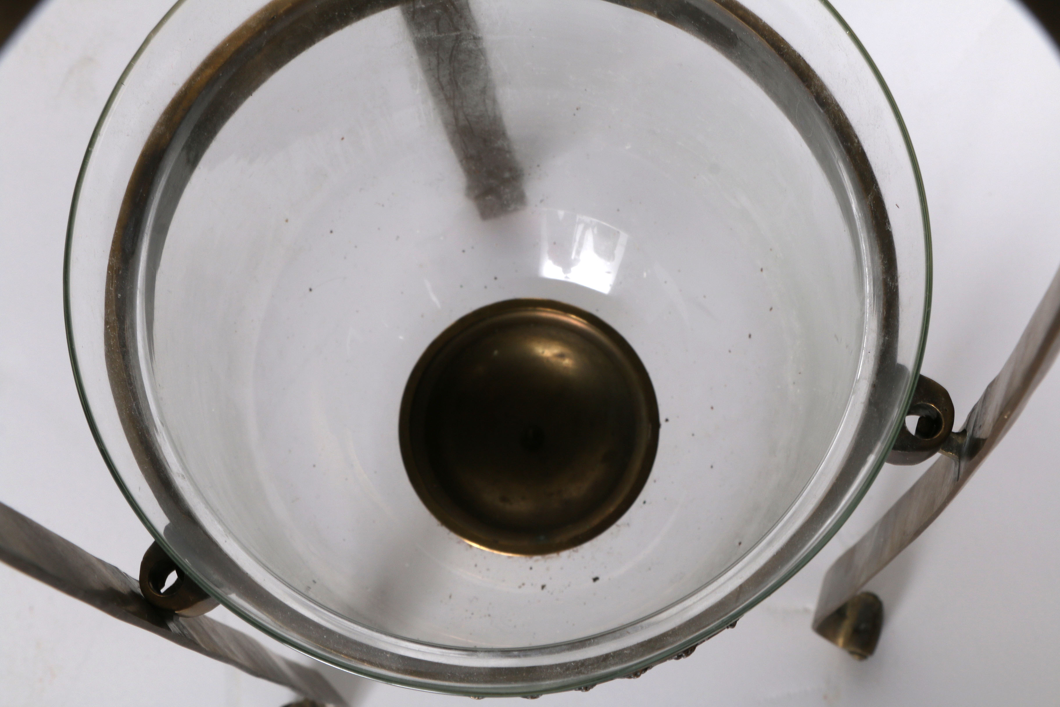 Brass And Glass Candleholder