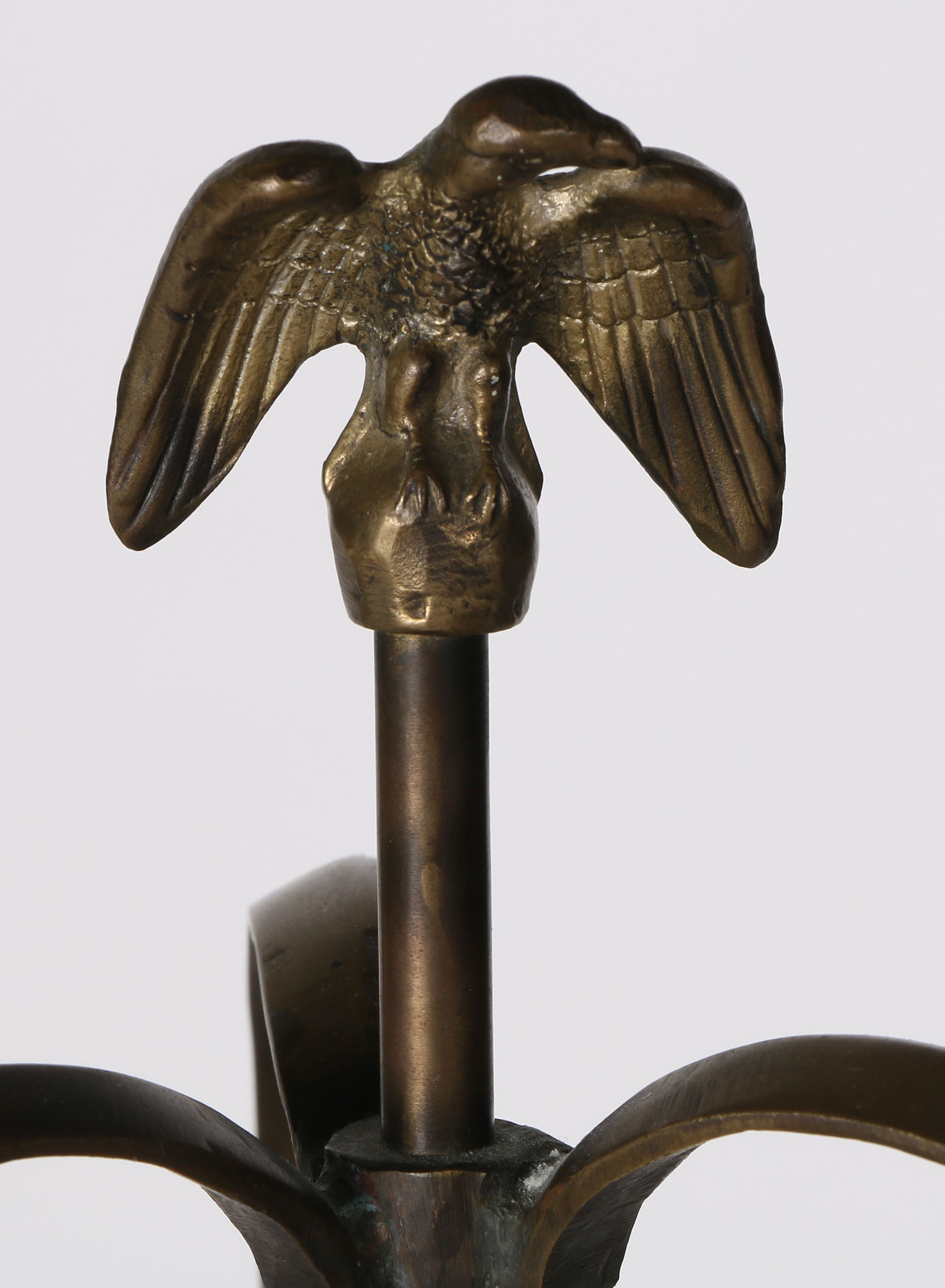 Brass And Glass Candleholder