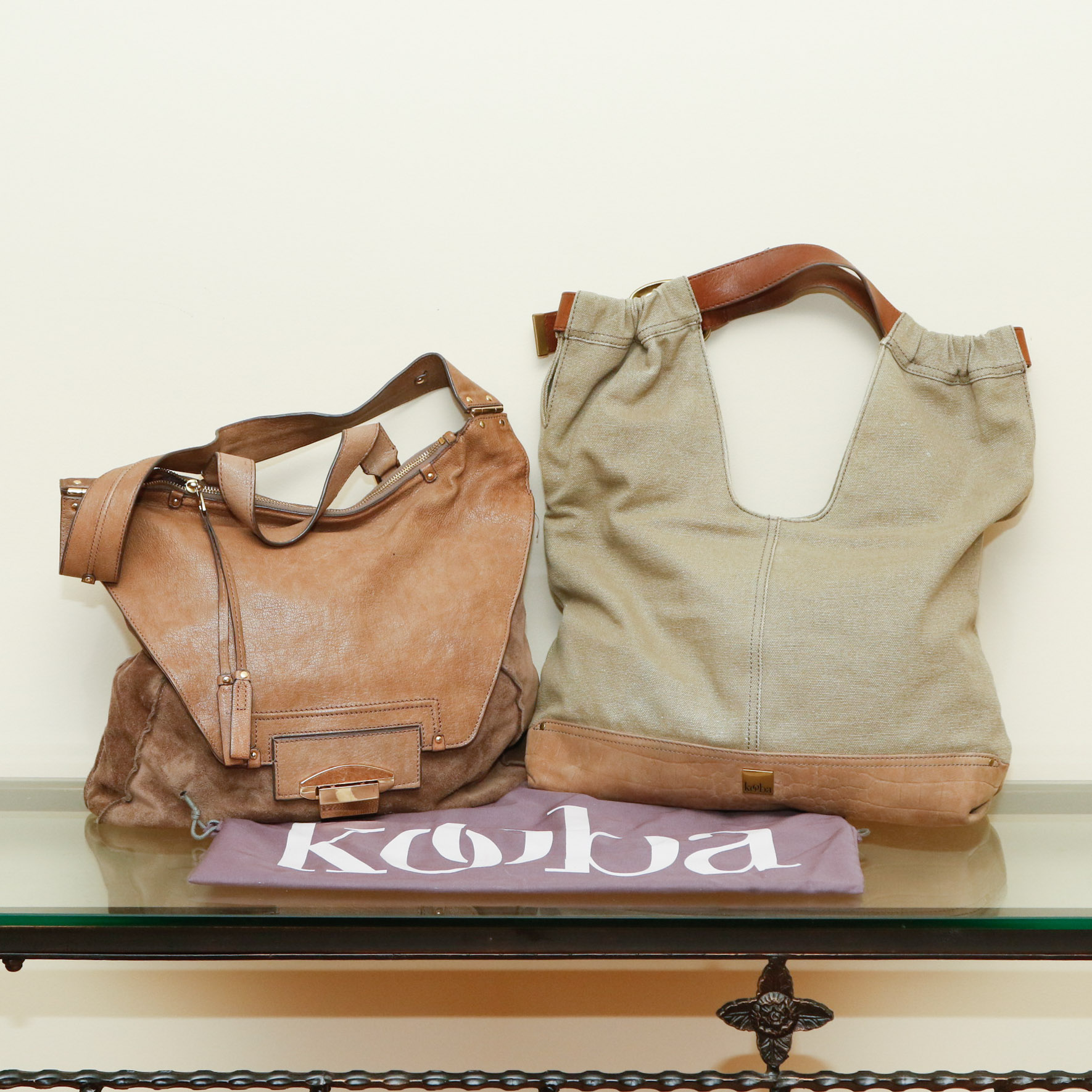 Pair of Kooba Satchel Handbags