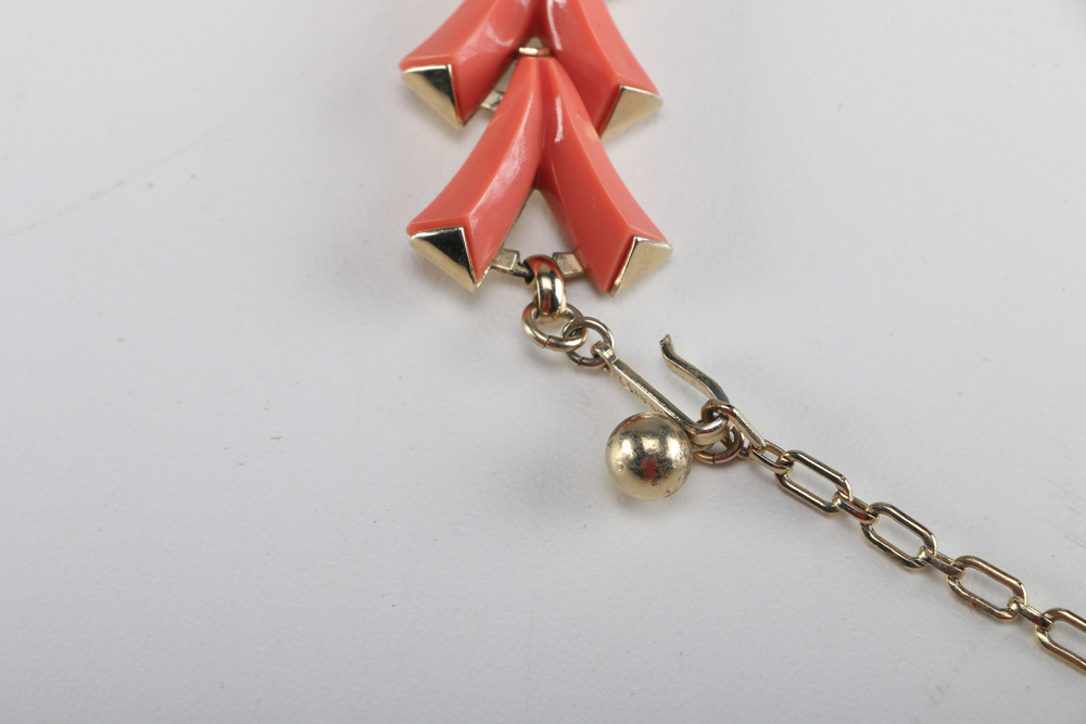 Assemblage of Salmon and Pink Costume Jewelry