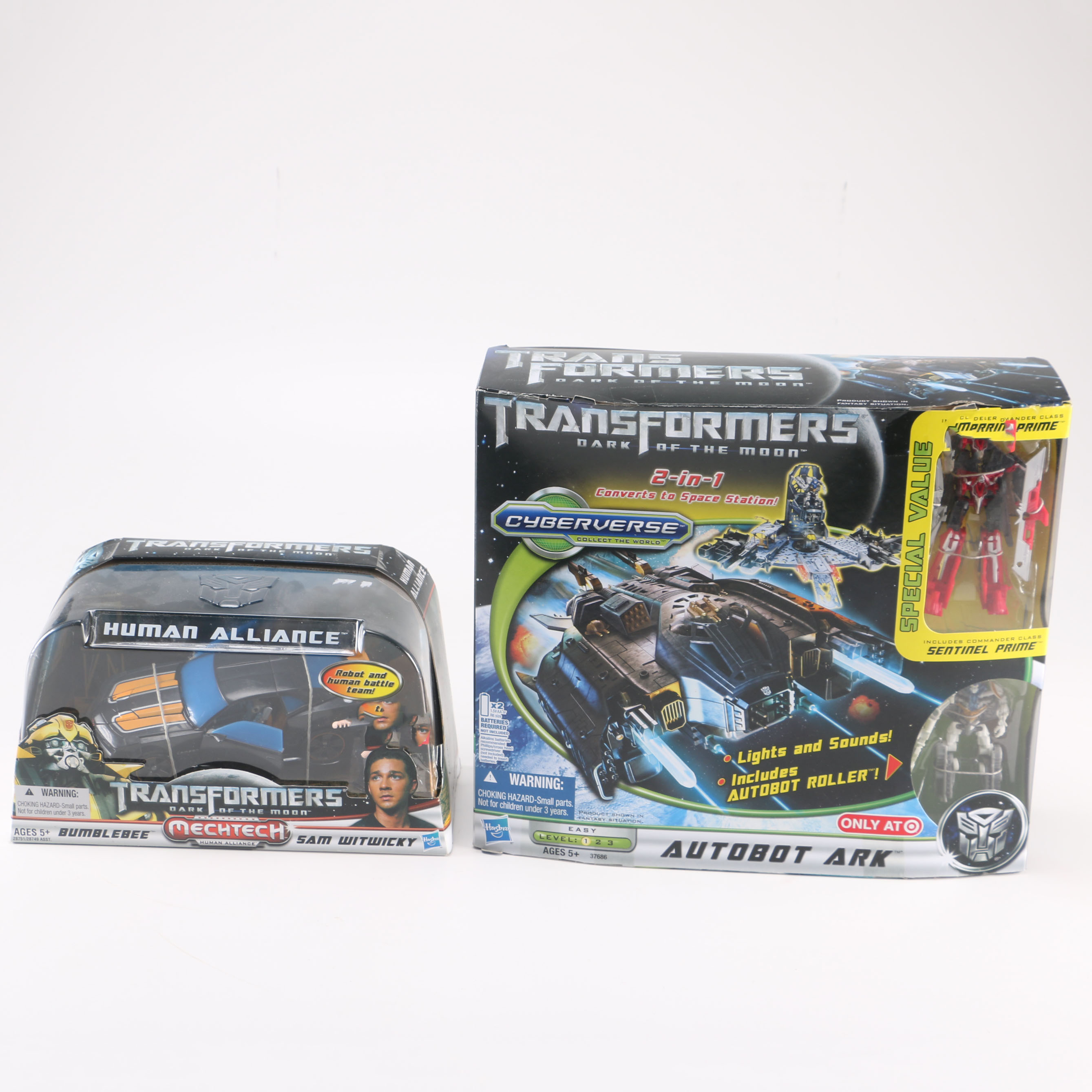 Transformers Dark of the Moon Bumblebee and Ark Toys