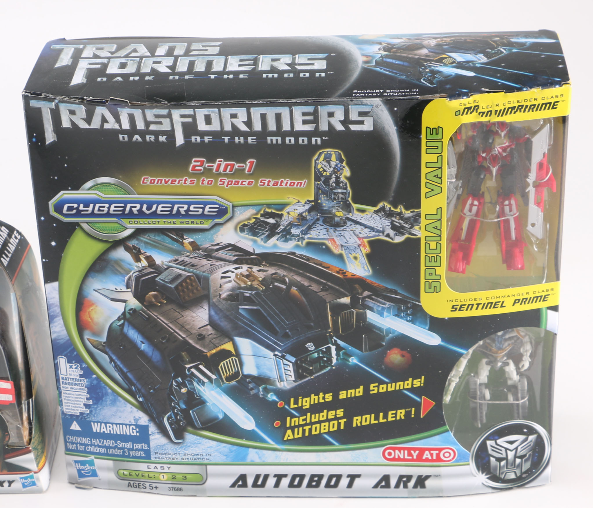 Transformers Dark of the Moon Bumblebee and Ark Toys