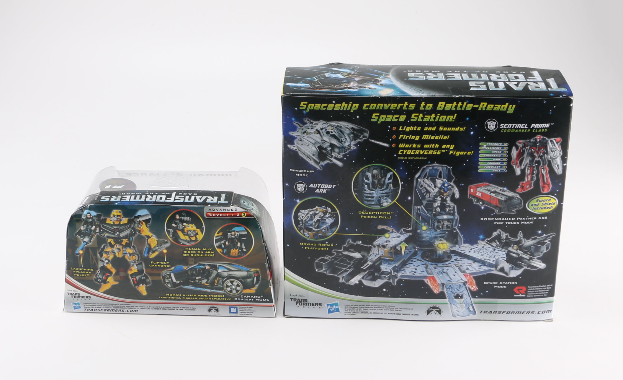 Transformers Dark of the Moon Bumblebee and Ark Toys