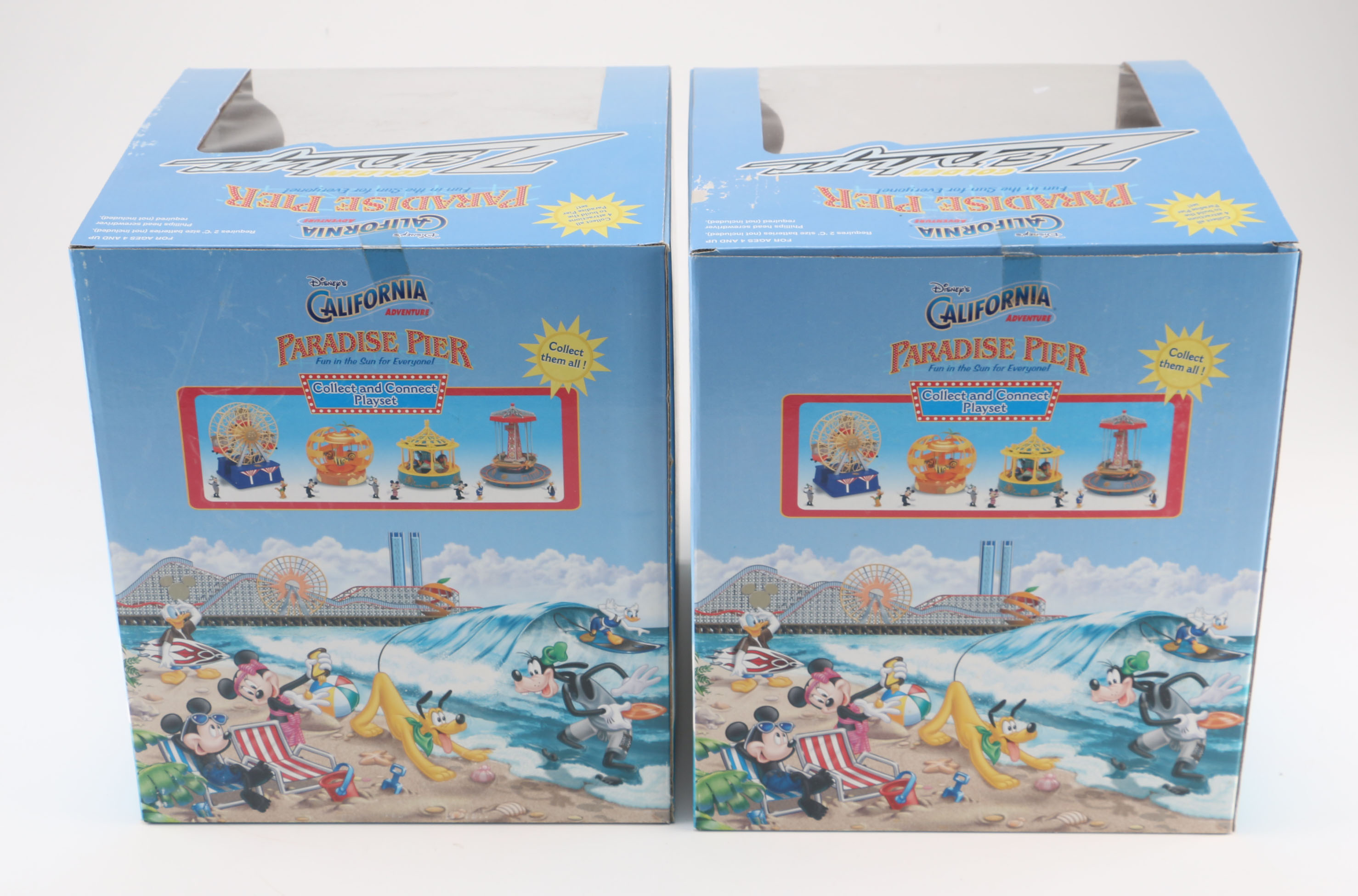 Pair of Disney Paradise Pier Golden Zephyr Toys