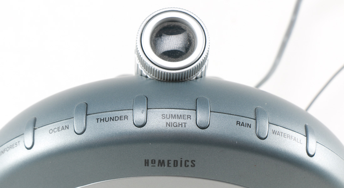 HoMedics Sound Spa Projection Clock Radio