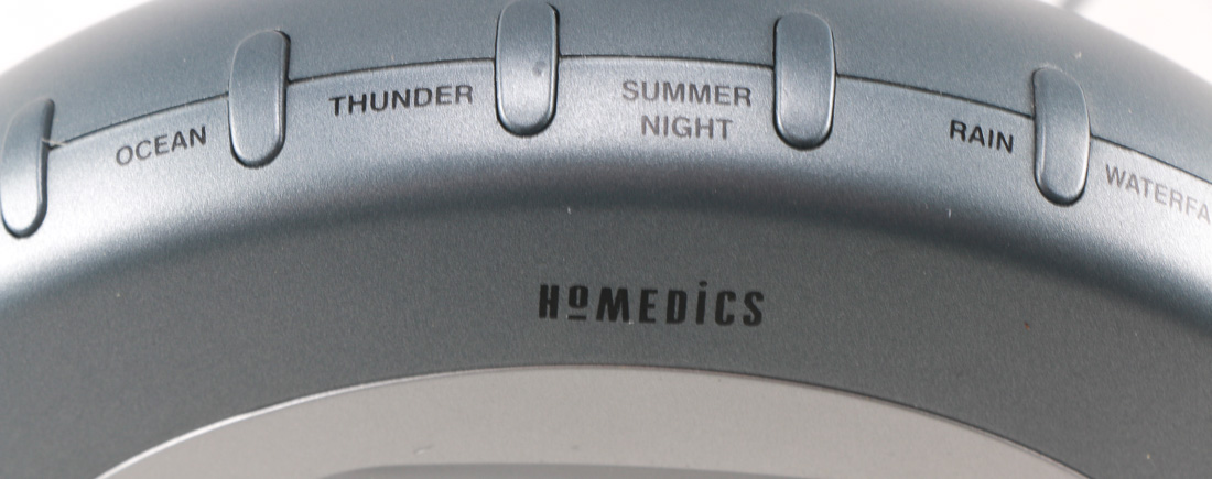 HoMedics Sound Spa Projection Clock Radio