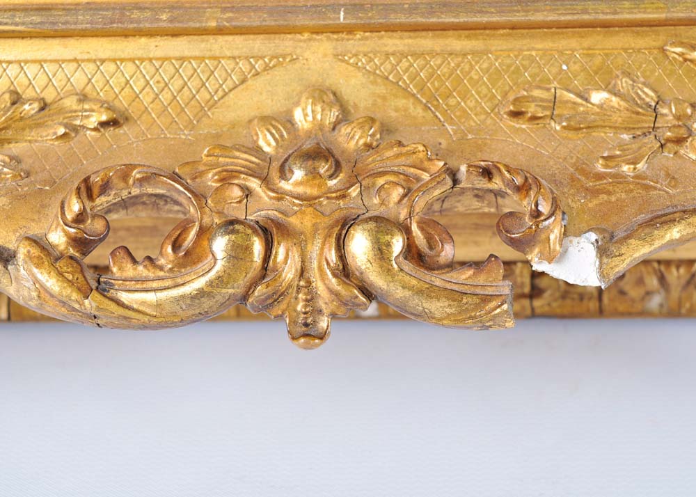 Original Oil on Canvas Painting of Begging Man with Daughter