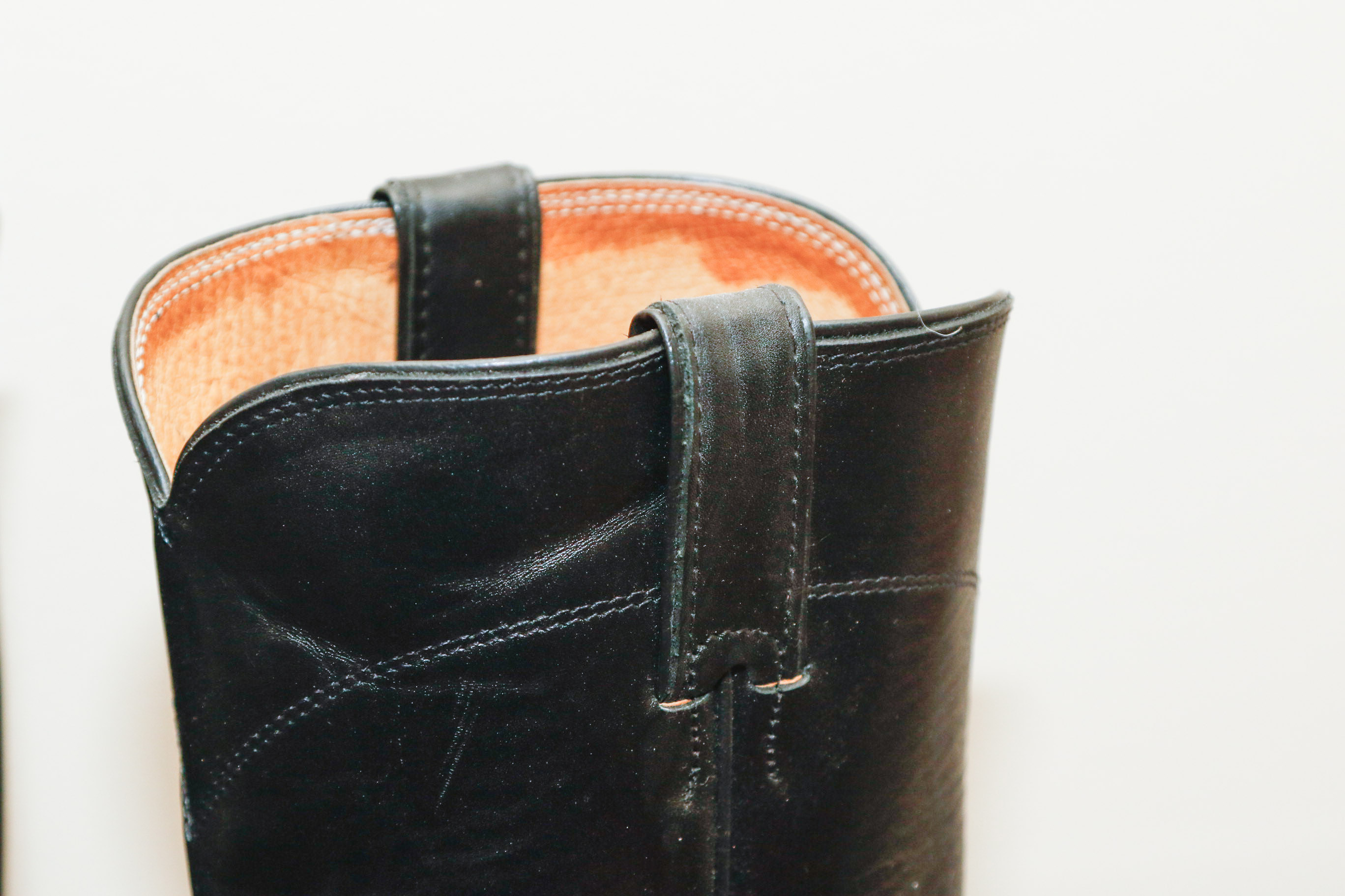 Men's Black Kipskin Roper Boots by Justin, Size 13