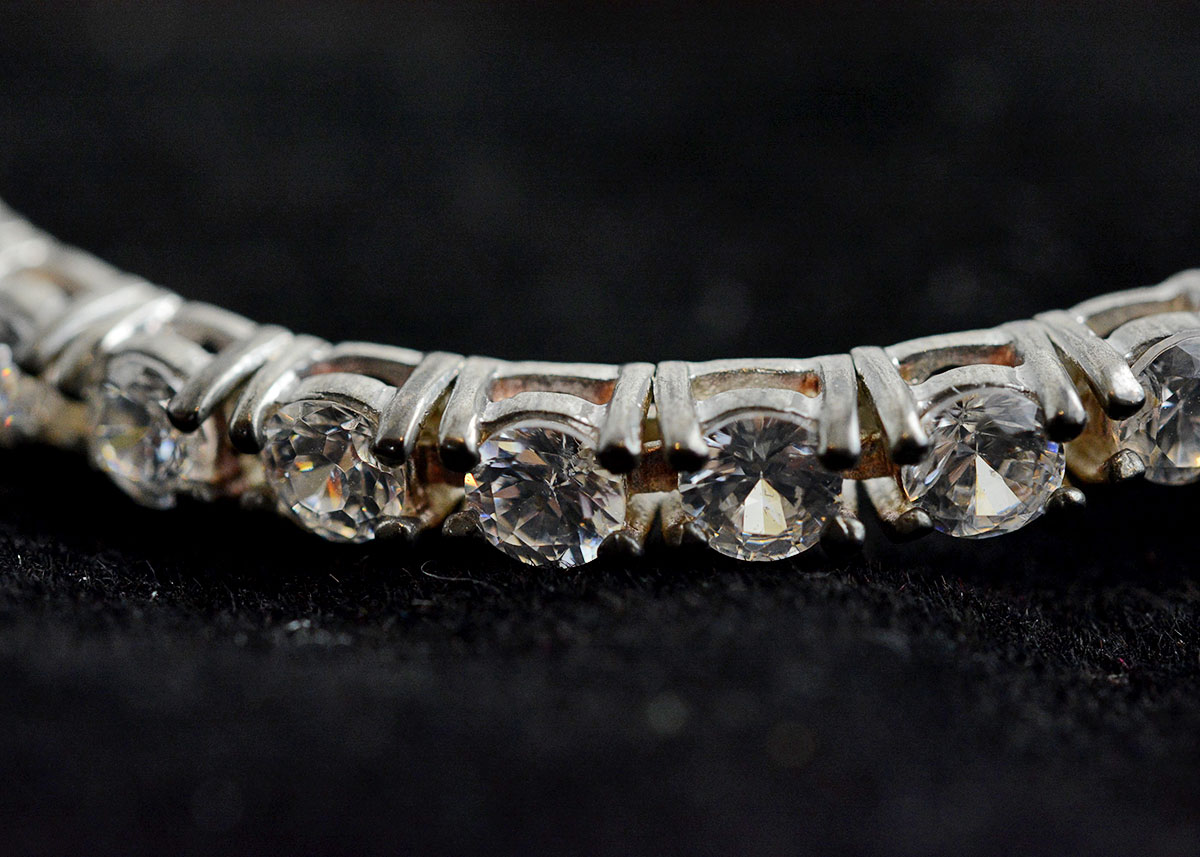 Sterling Silver Cubic Zirconia Tennis Bracelet