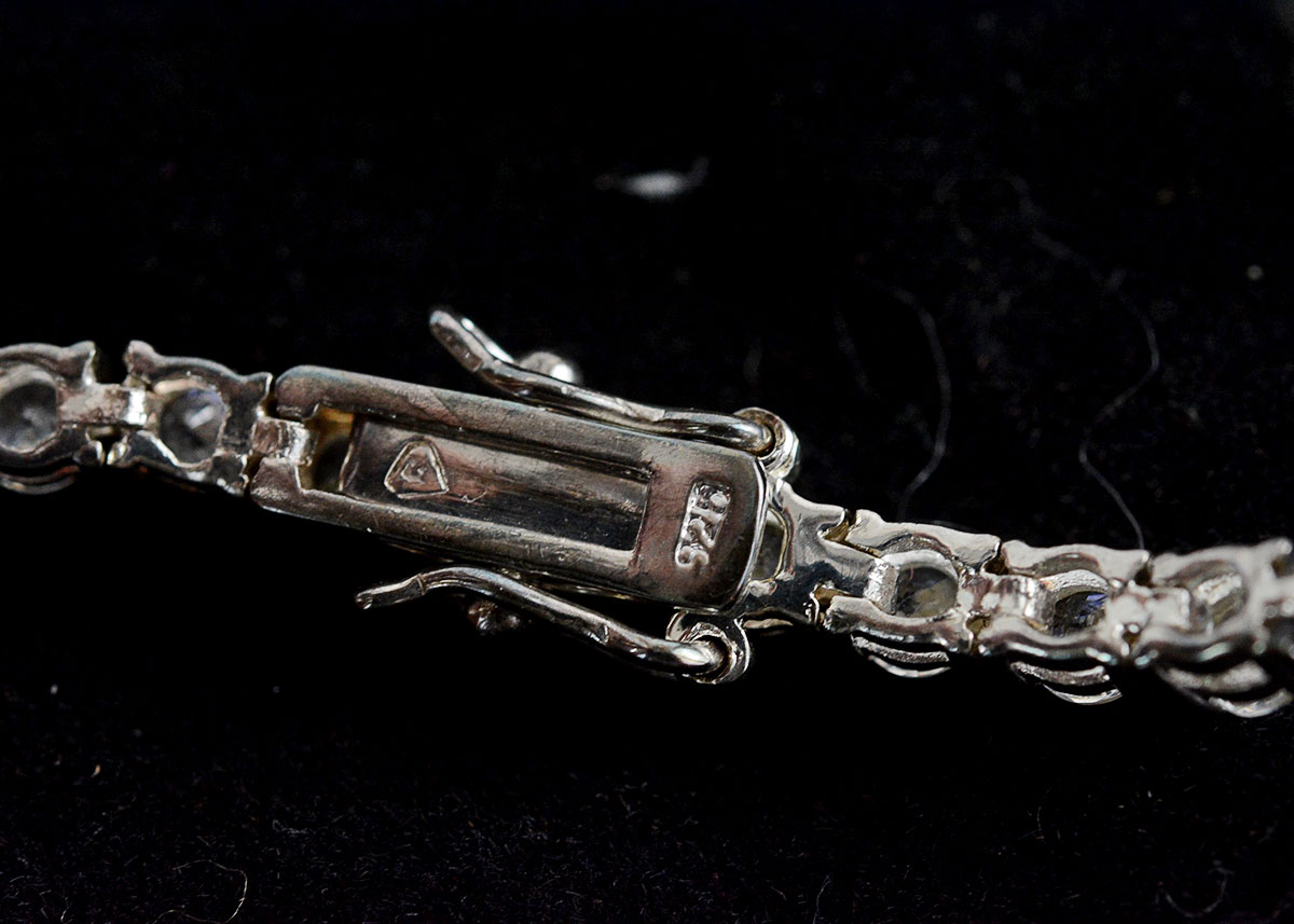 Sterling Silver Cubic Zirconia Tennis Bracelet