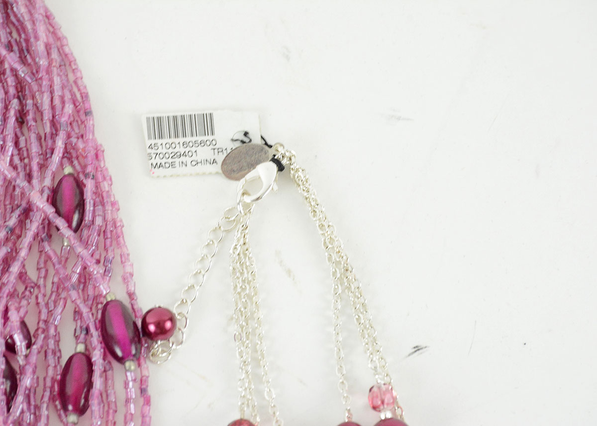 Boysenberry Beaded Necklaces