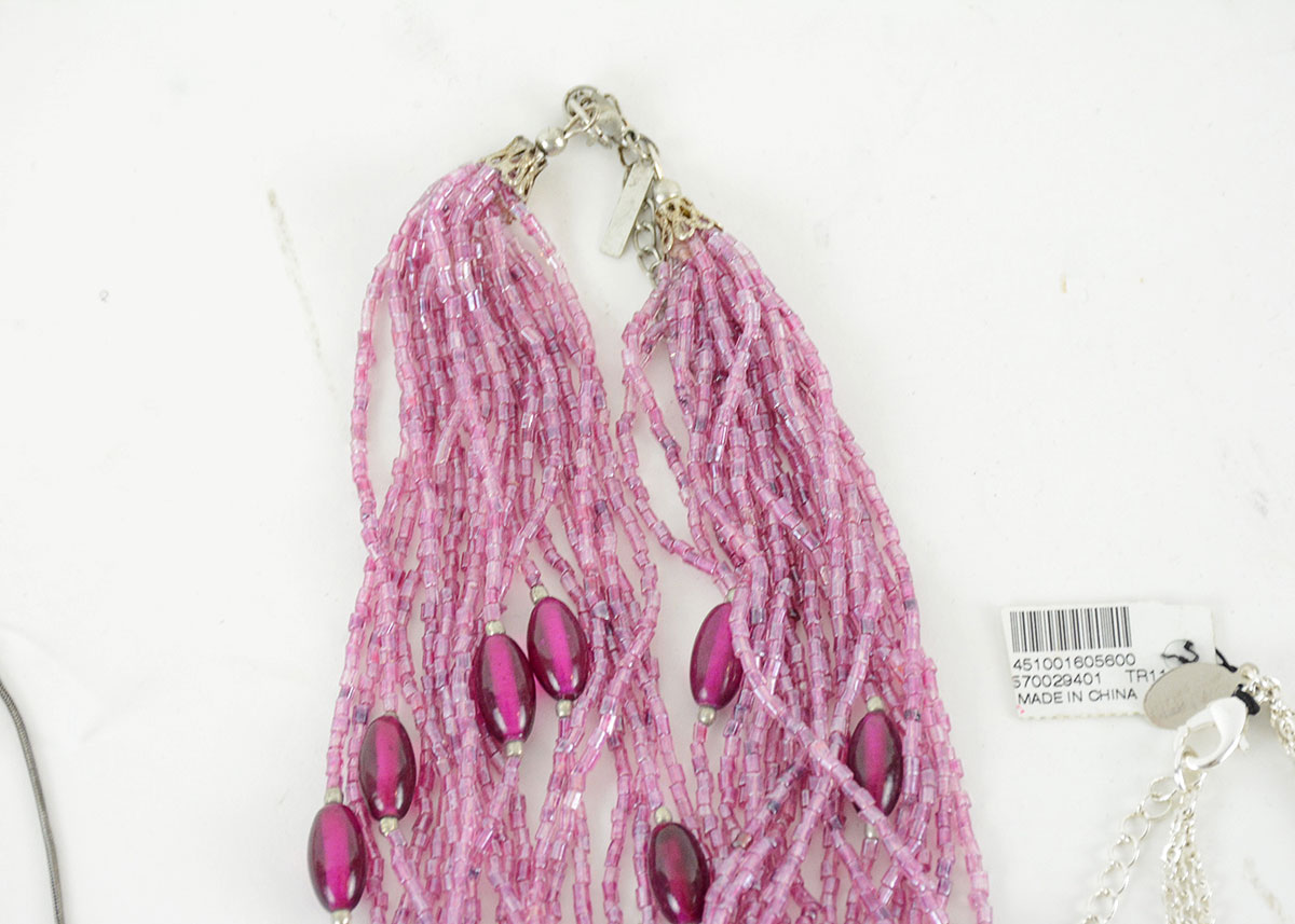 Boysenberry Beaded Necklaces