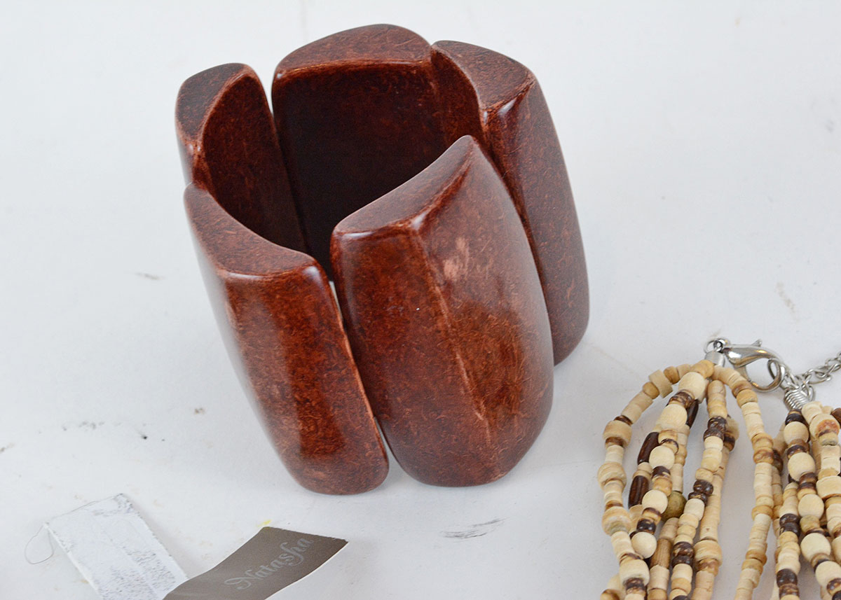 Assorted Wooden and Tribal Style Jewelry