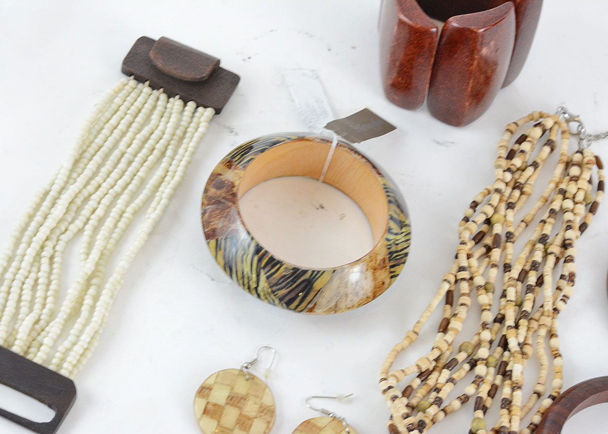 Assorted Wooden and Tribal Style Jewelry