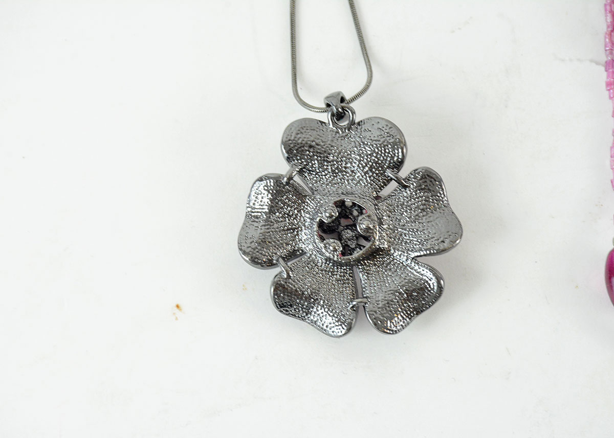 Boysenberry Beaded Necklaces