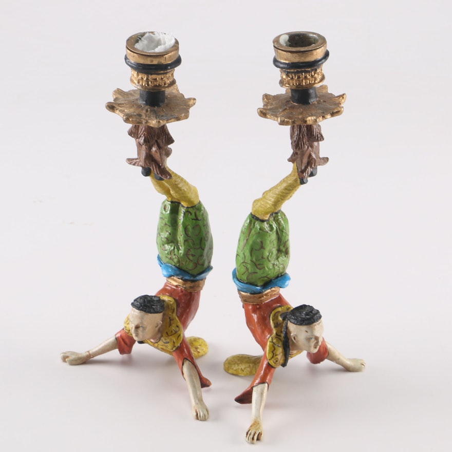 Acrobatic Candle Holders