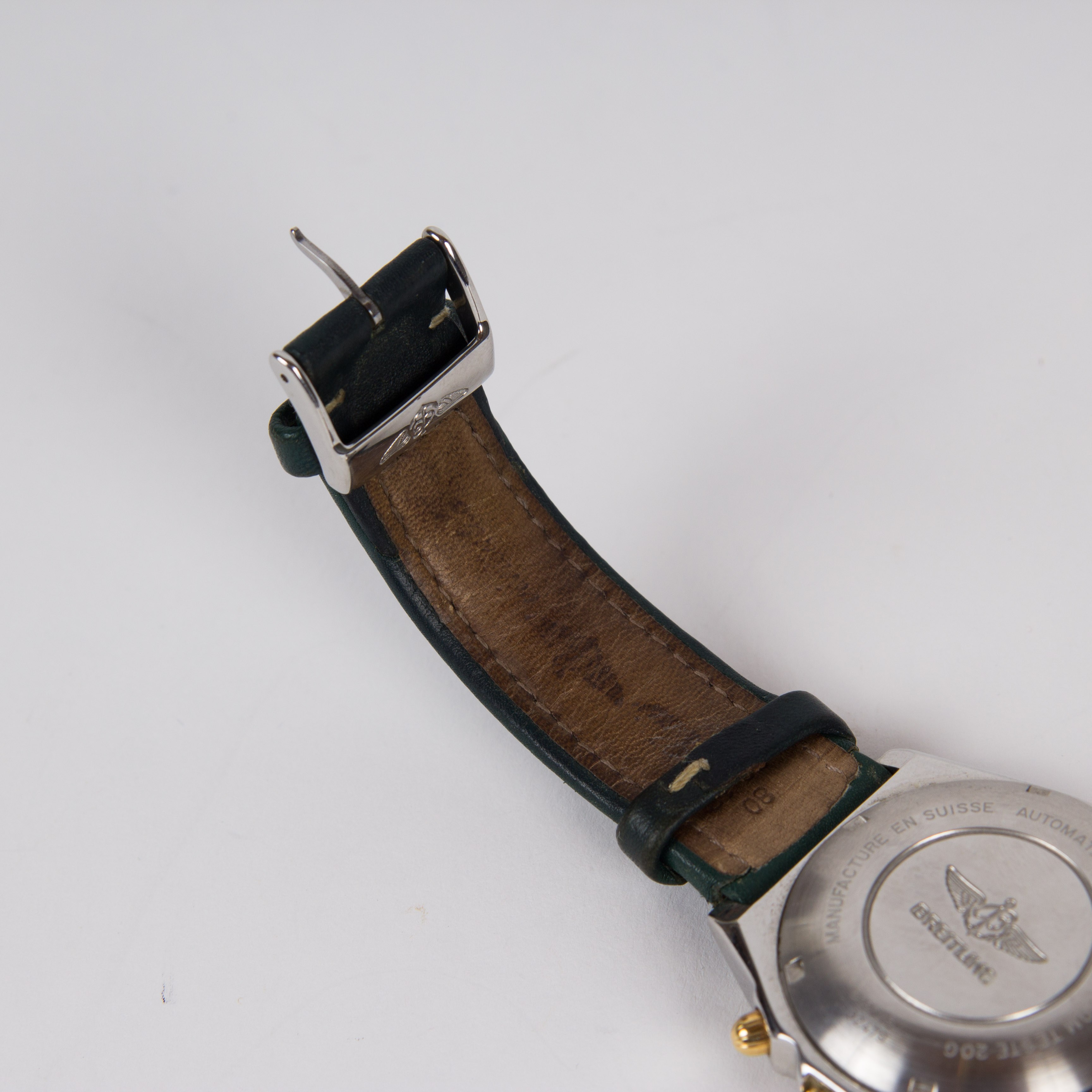 Breitling Chronomat Stainless Steel Watch with 18K Gold Accenting