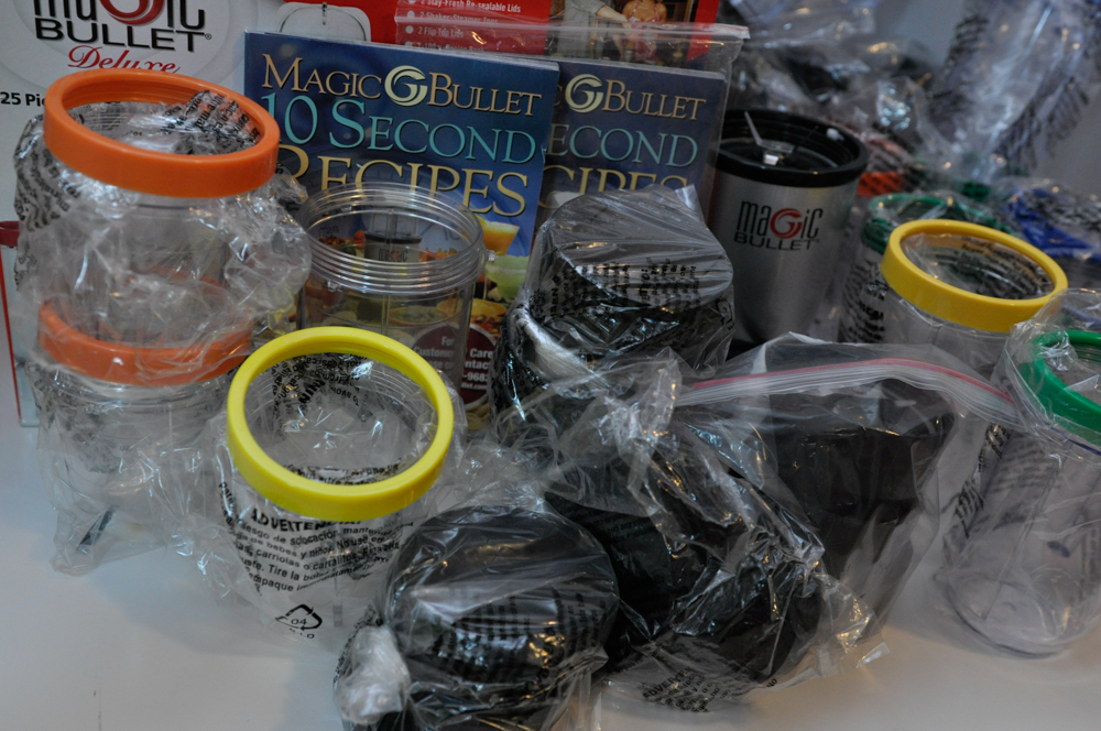 Magic Bullet Deluxe Food Processor and Accessories