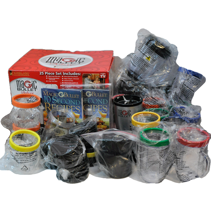 Magic Bullet Deluxe Food Processor and Accessories