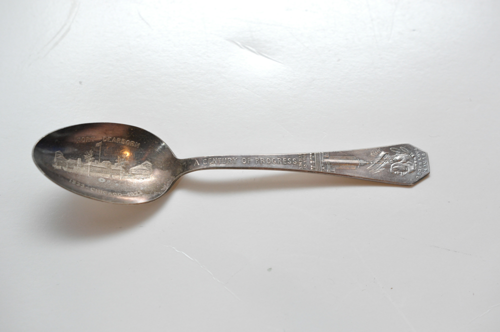 Vintage Silver Plate Spoon, Wendell Willkie Magazine and Vintage Guide to the Windsor Castle