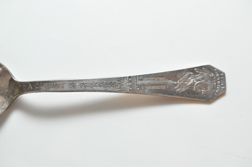 Vintage Silver Plate Spoon, Wendell Willkie Magazine and Vintage Guide to the Windsor Castle