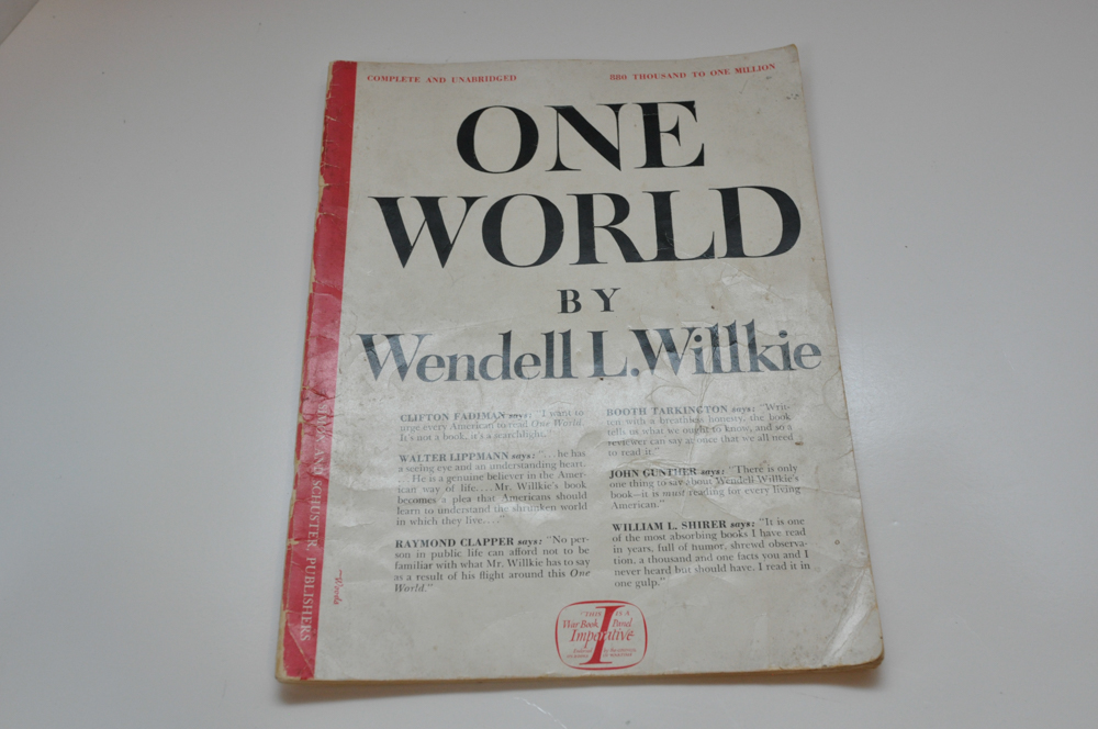 Vintage Silver Plate Spoon, Wendell Willkie Magazine and Vintage Guide to the Windsor Castle