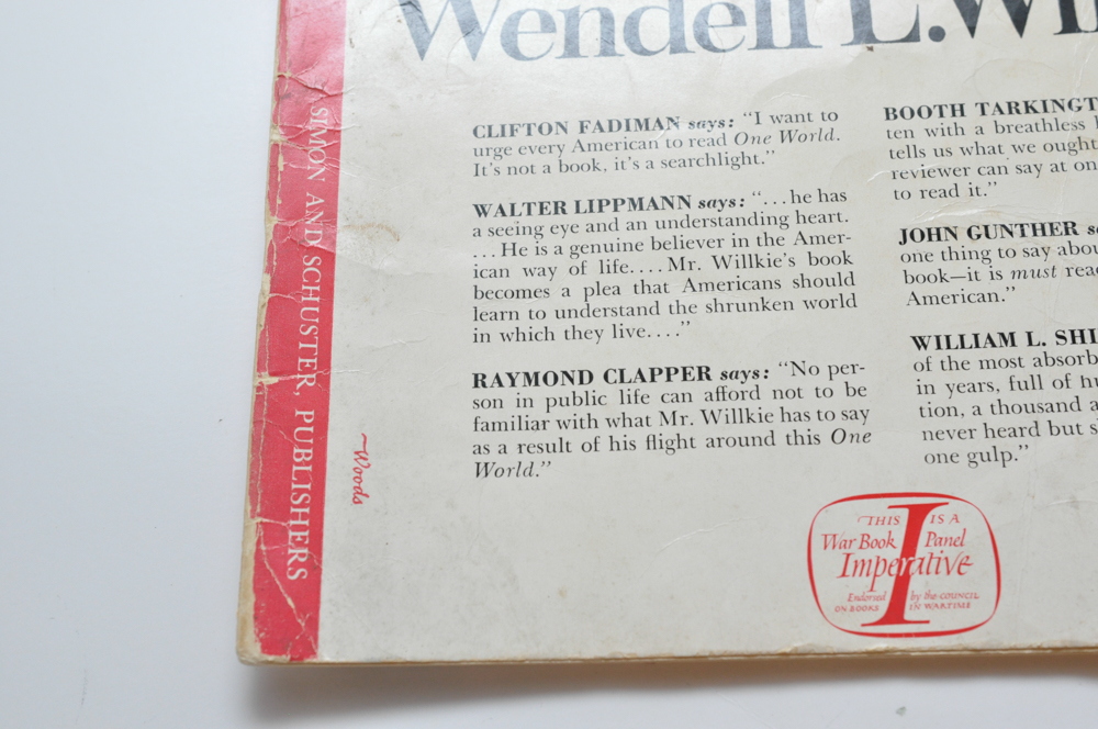 Vintage Silver Plate Spoon, Wendell Willkie Magazine and Vintage Guide to the Windsor Castle