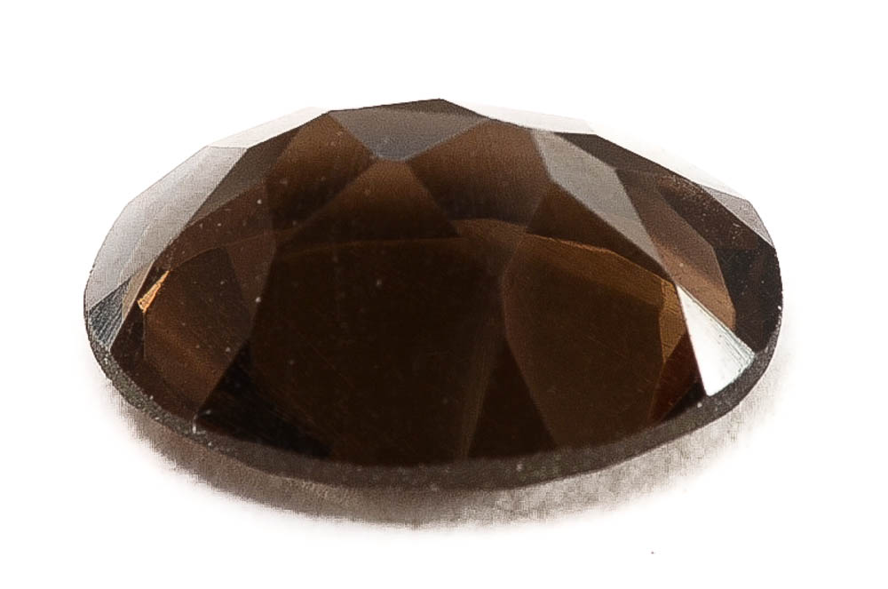Loose 5.29 CTW Oval Cut Smoky Quartz Gemstone