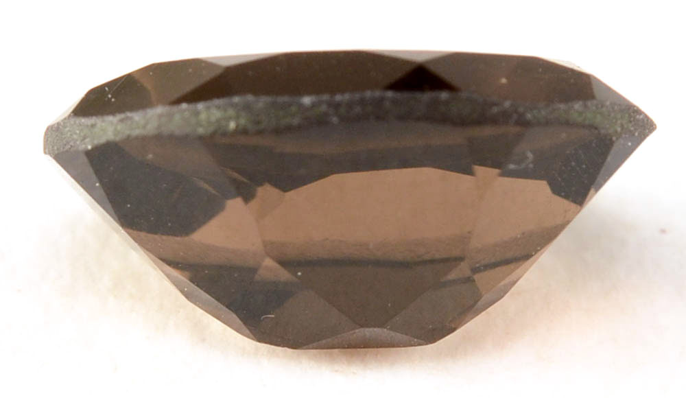 Loose 5.29 CTW Oval Cut Smoky Quartz Gemstone