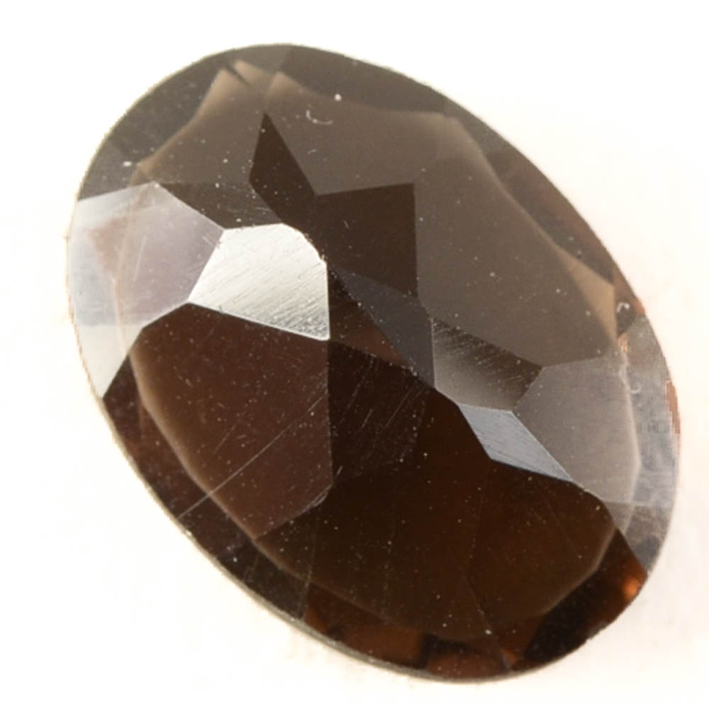Loose 5.29 CTW Oval Cut Smoky Quartz Gemstone