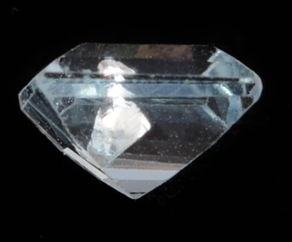 Loose 0.71 Carat Square Cut Blue Topaz Gemstone