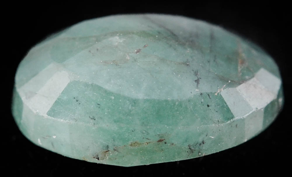 Loose 3.39 CTW Fracture Filled Oval Cut Emeralds