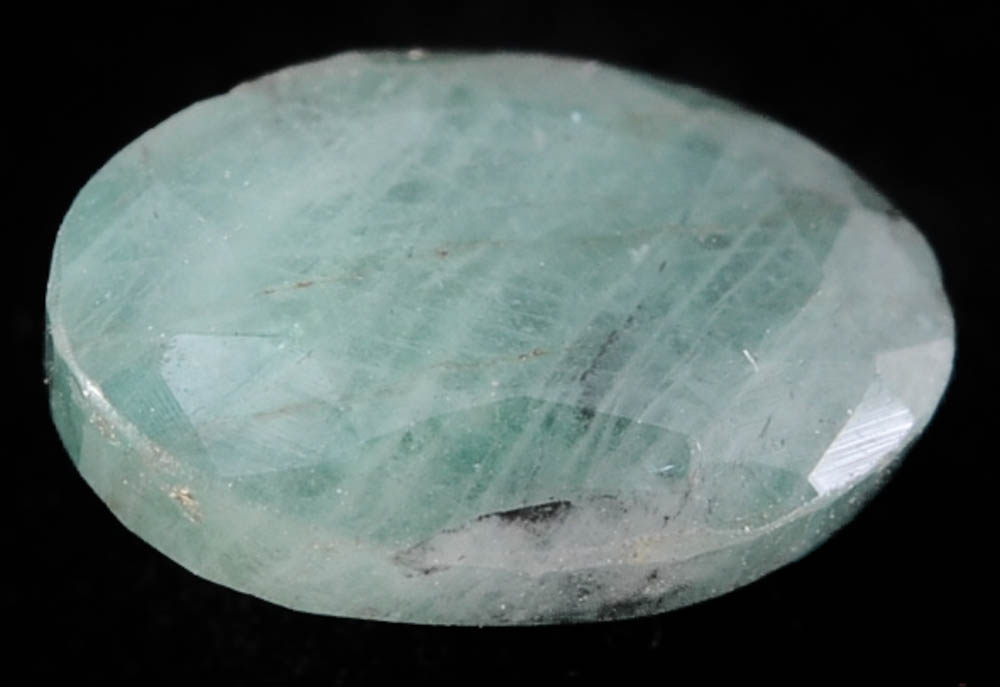 Loose 3.39 CTW Fracture Filled Oval Cut Emeralds