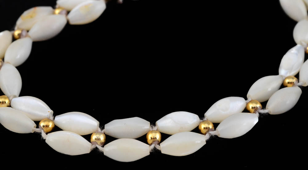 Mother Of Pearl Beaded Bracelet