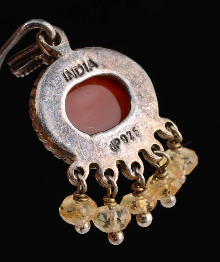 Sterling Silver Pierced Dangle Earrings