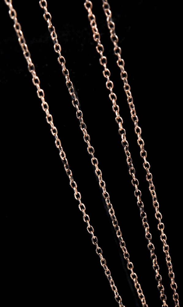 Yurman Style Sterling Silver with Rose Vermeil Morganite Necklace
